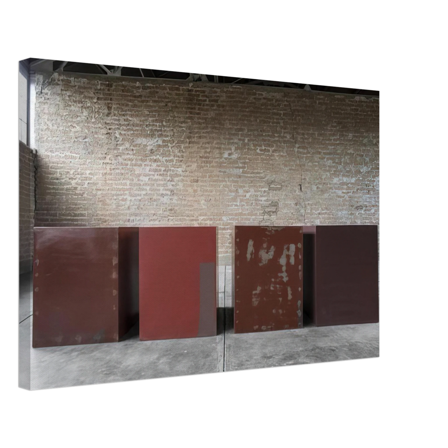 Donald Judd - Untitled Repair Tests - 1966 Canvas - 70x100 cm / 28x40 inches-canvas