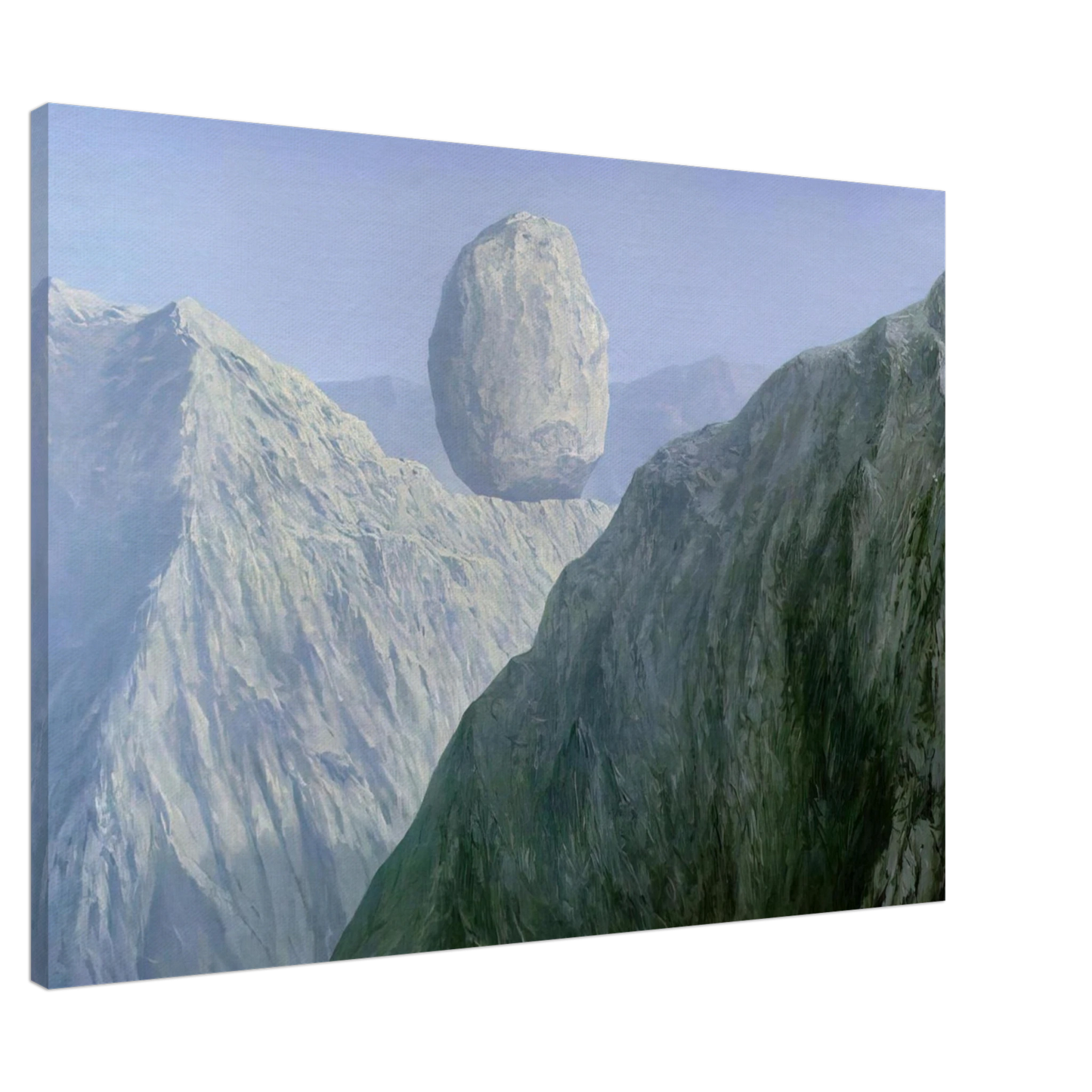 Rene Magritte - THE GLASS KEY 1959 Canvas - 20x30 cm / 8x12 inches-canvas