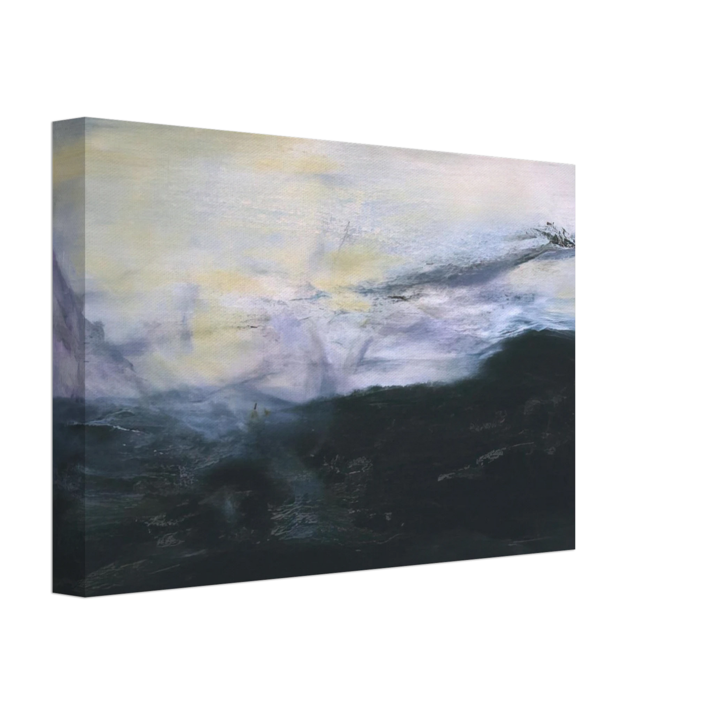 Zao Wou-Ki - 15 02 2001 2001 Canvas - 40x60 cm / 16x24 inches-canvas