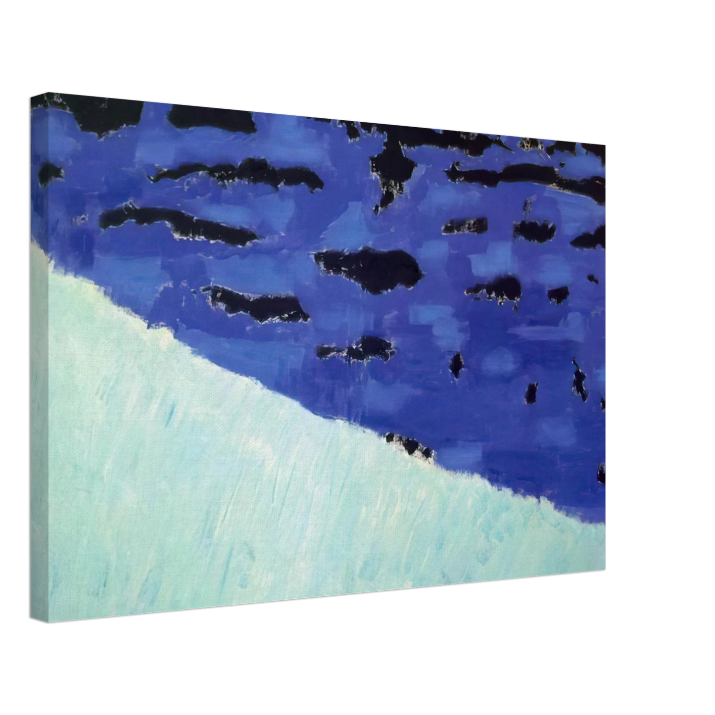 Milton Avery - Sea Grasses and Blue Sea - 1958 Canvas - 70x100 cm / 28x40 inches-canvas