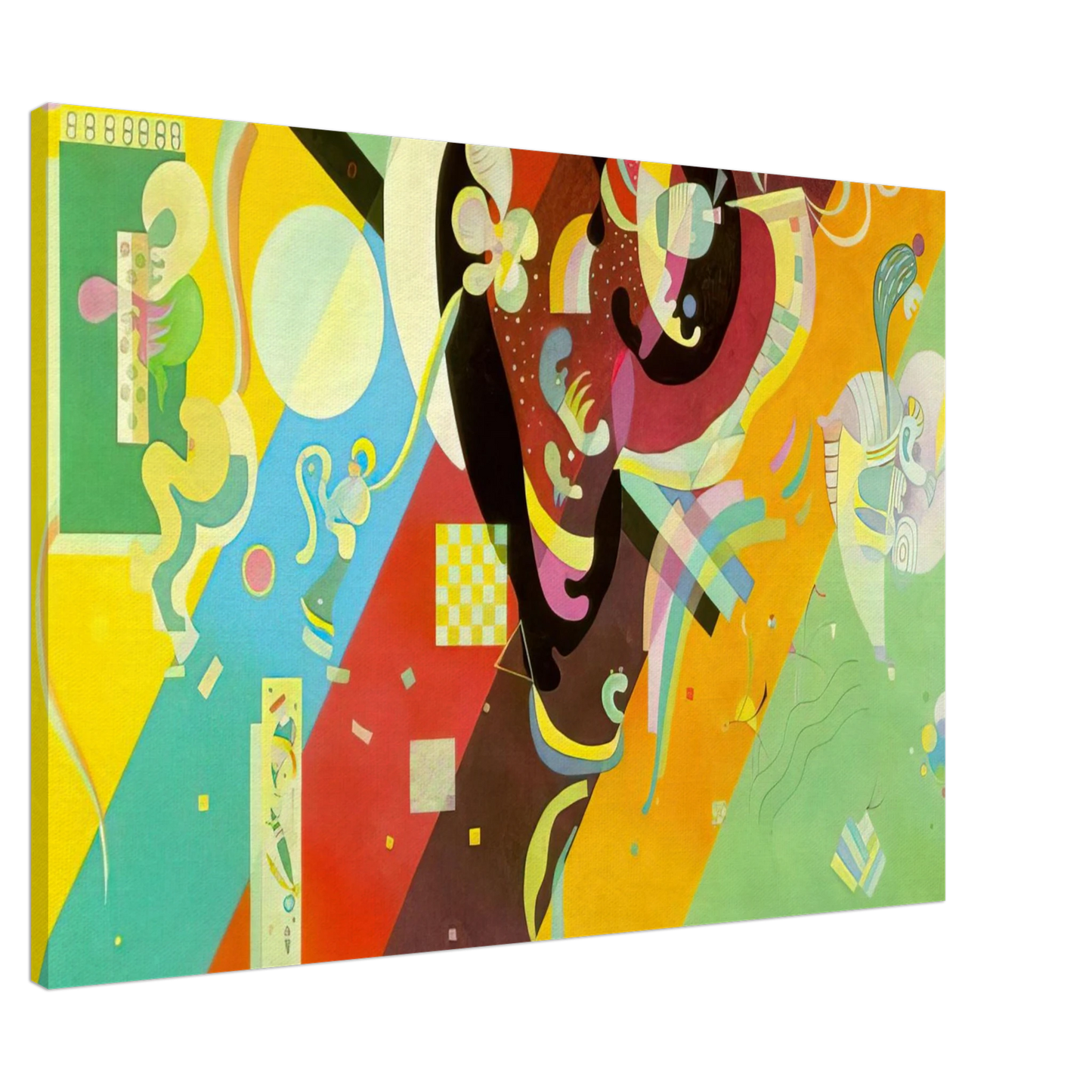 Wassily Kandinsky - COMPOSITION IX 1936 Canvas - 20x30 cm / 8x12 inches-canvas