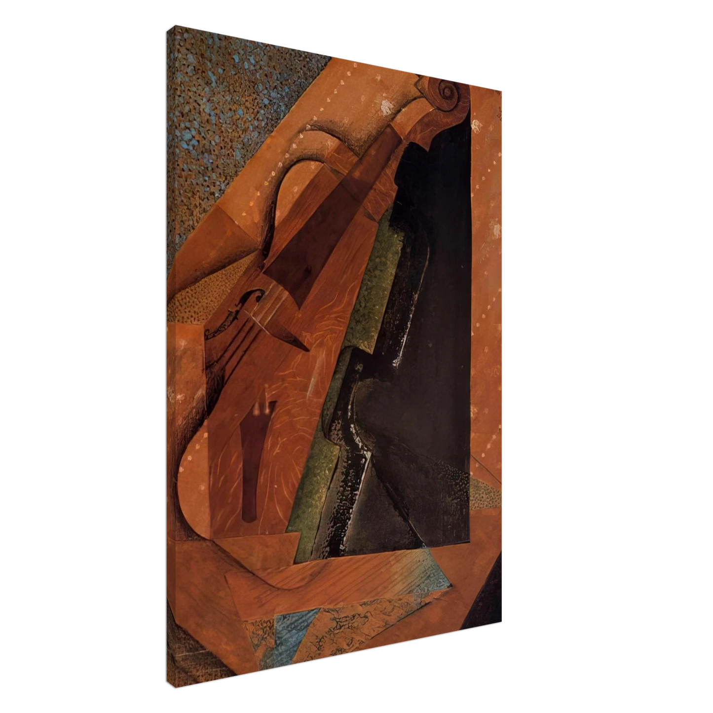 Juan Gris - THE VIOLIN 1914 Canvas - 20x30 cm / 8x12 inches-canvas