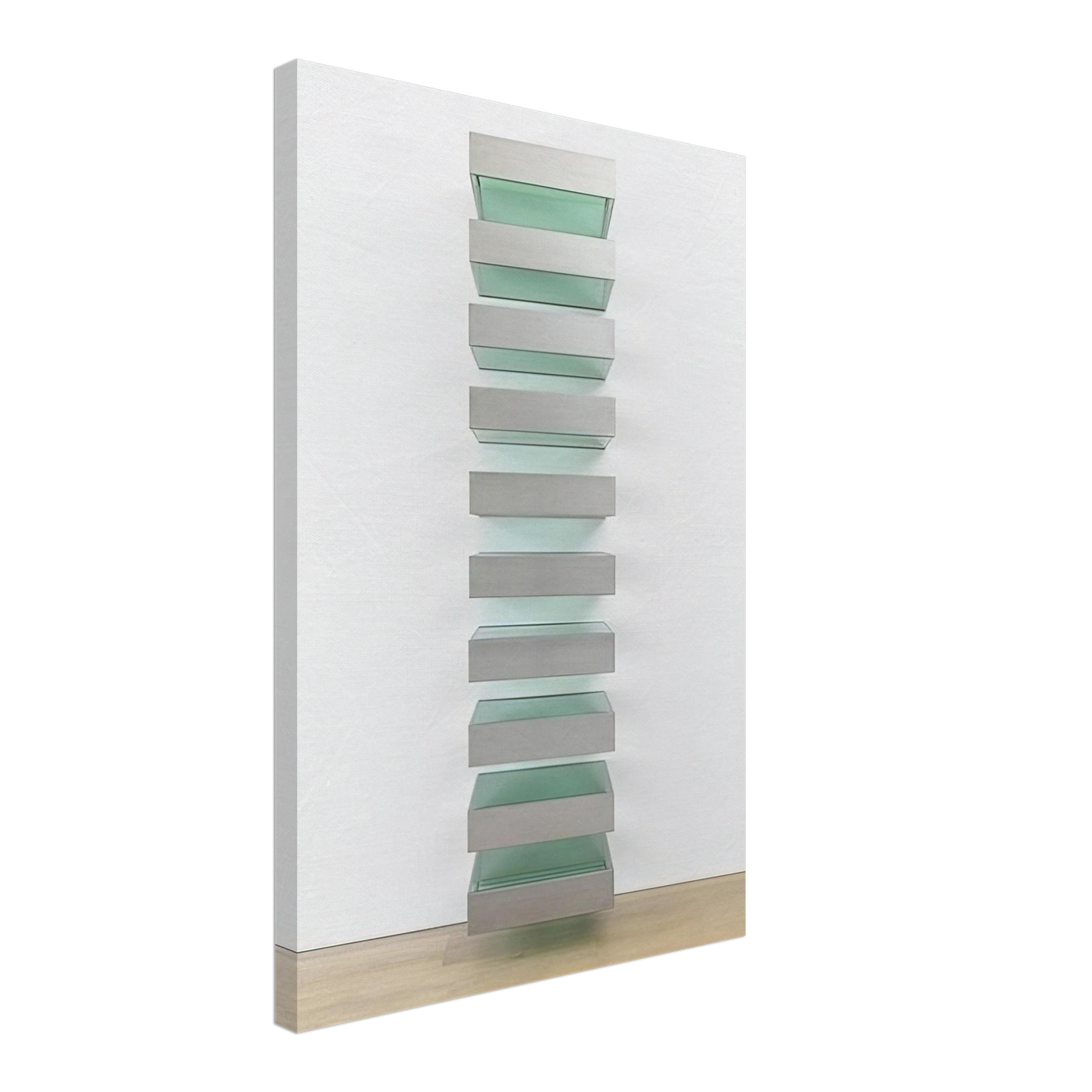 Donald Judd - Untitled Bernstein 89-1 - 1989 Canvas - 70x100 cm / 28x40 inches-canvas
