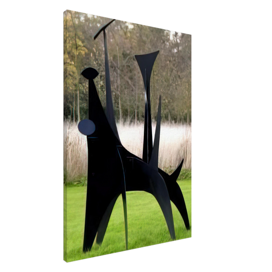Alexander Calder - THE DOG Canvas - 20x30 cm / 8x12 inches-canvas