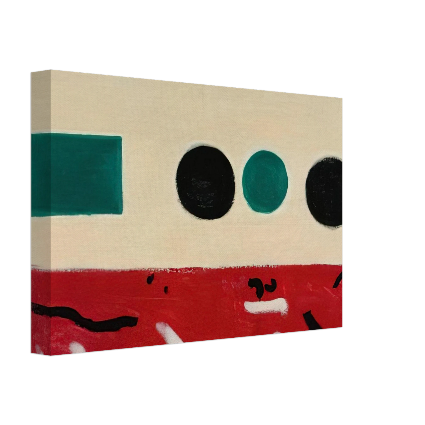 Adolph Gottlieb - Movement East to West - 1956 Canvas - 40x60 cm / 16x24 inches-canvas