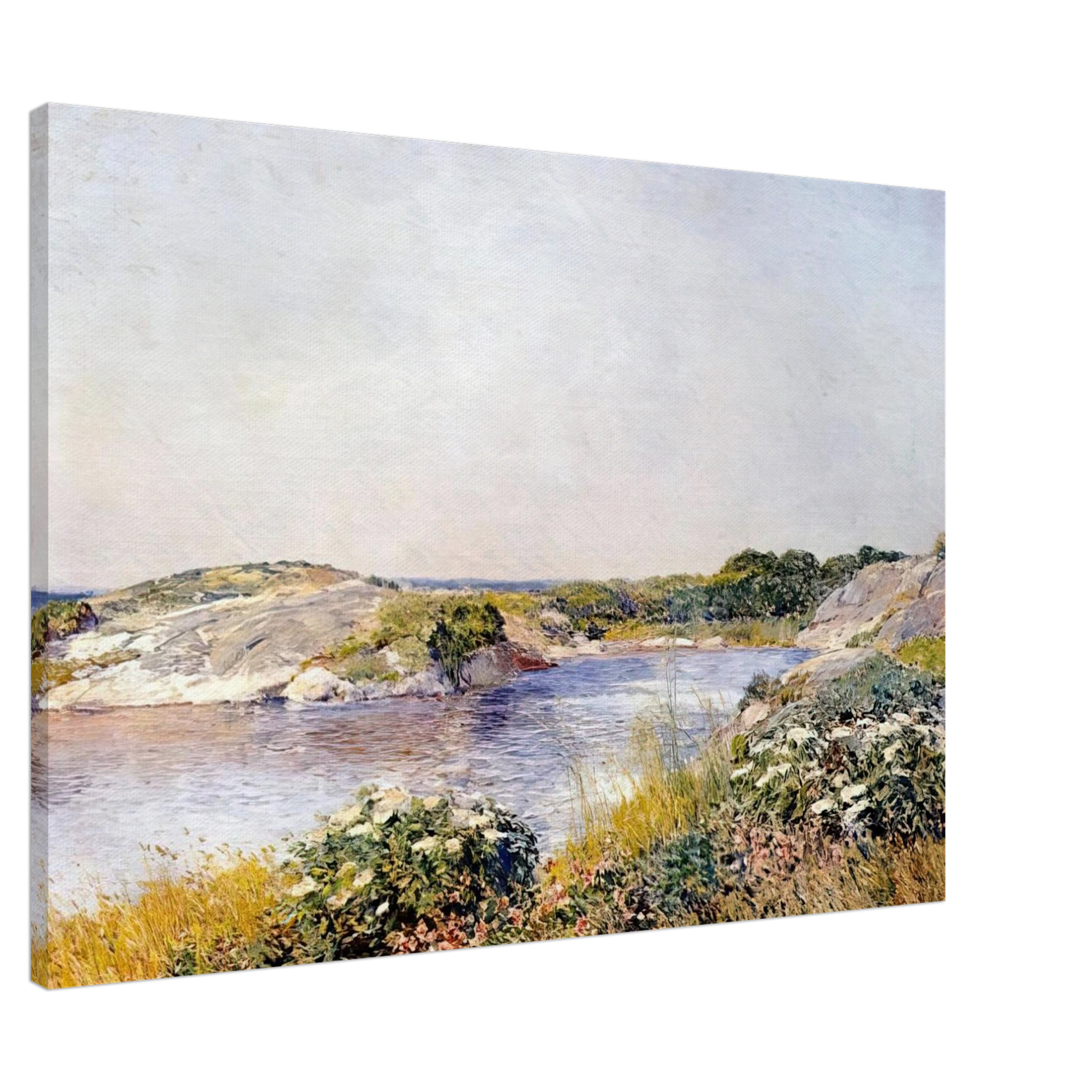 Childe Hassam - The Little Pond, Appledore Canvas - Default Title-canvas