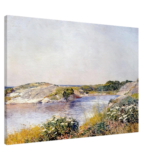 Childe Hassam - The Little Pond, Appledore Canvas - Default Title-canvas