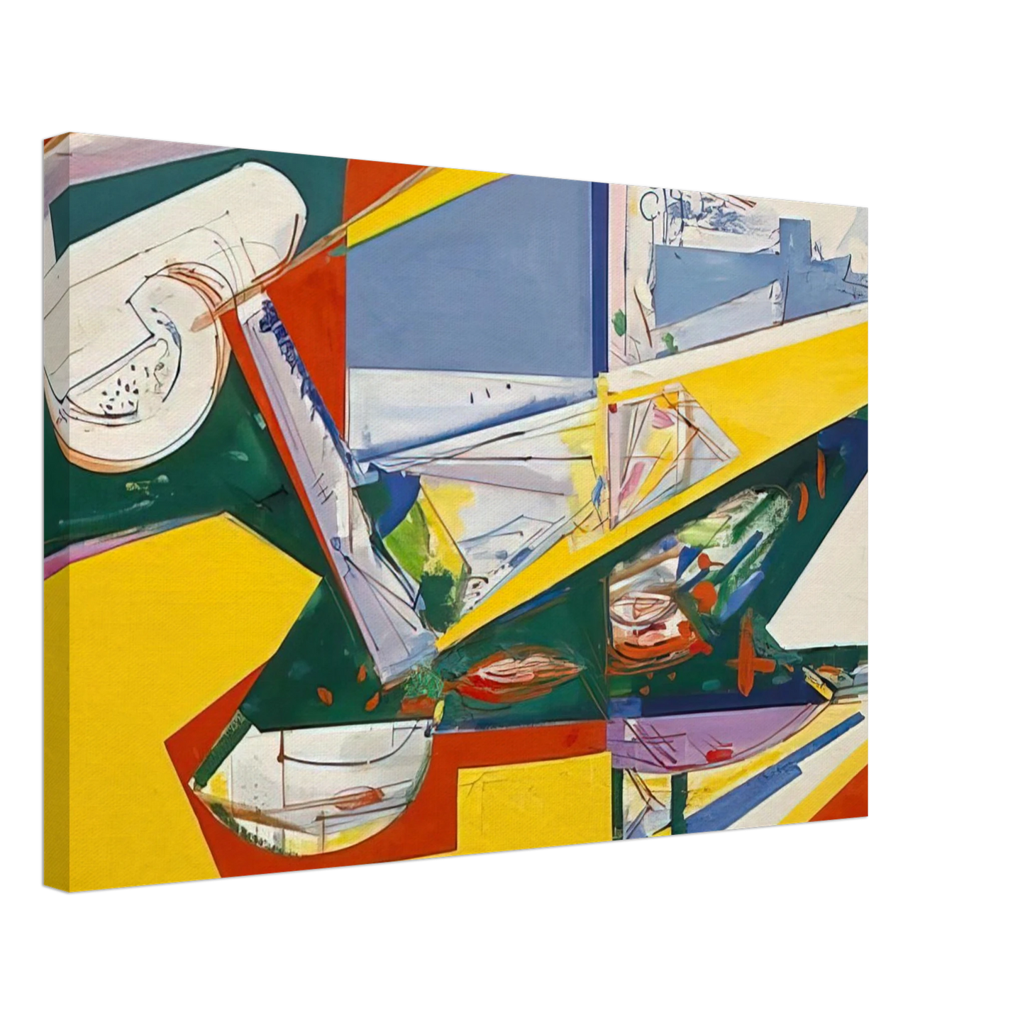 Hans Hofmann - The Window Canvas - 40x60 cm / 16x24 inches-canvas