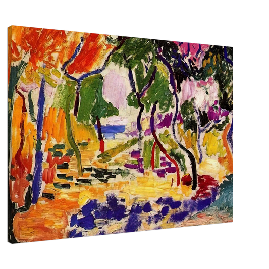 Henri Matisse - COUNTRYSIDE AT COLLIOURE 1905 Canvas - 20x30 cm / 8x12 inches-canvas