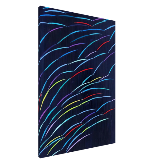 Piero Dorazio - Untitled - 1998 Canvas - 20x30 cm / 8x12 inches-canvas