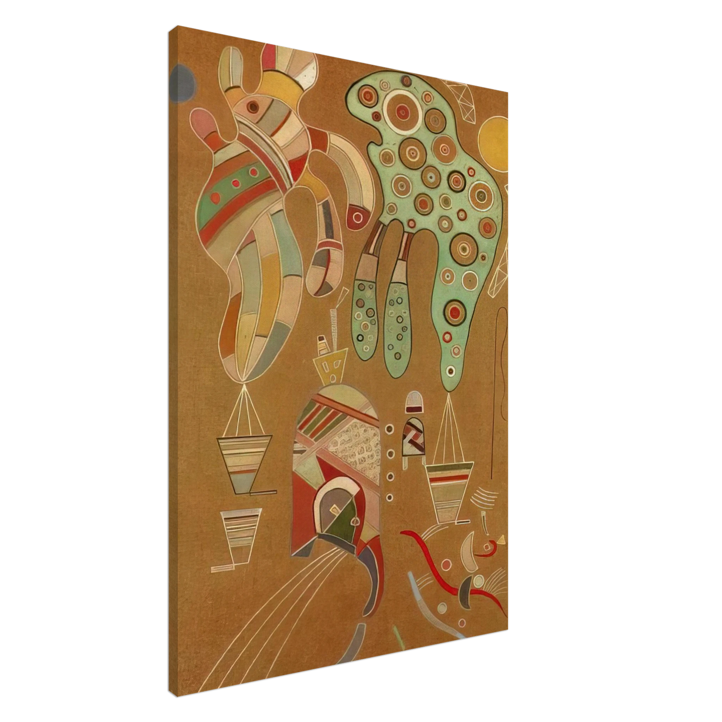 Wassily Kandinsky - UNTITLED 1941 1 Canvas - 20x30 cm / 8x12 inches-canvas