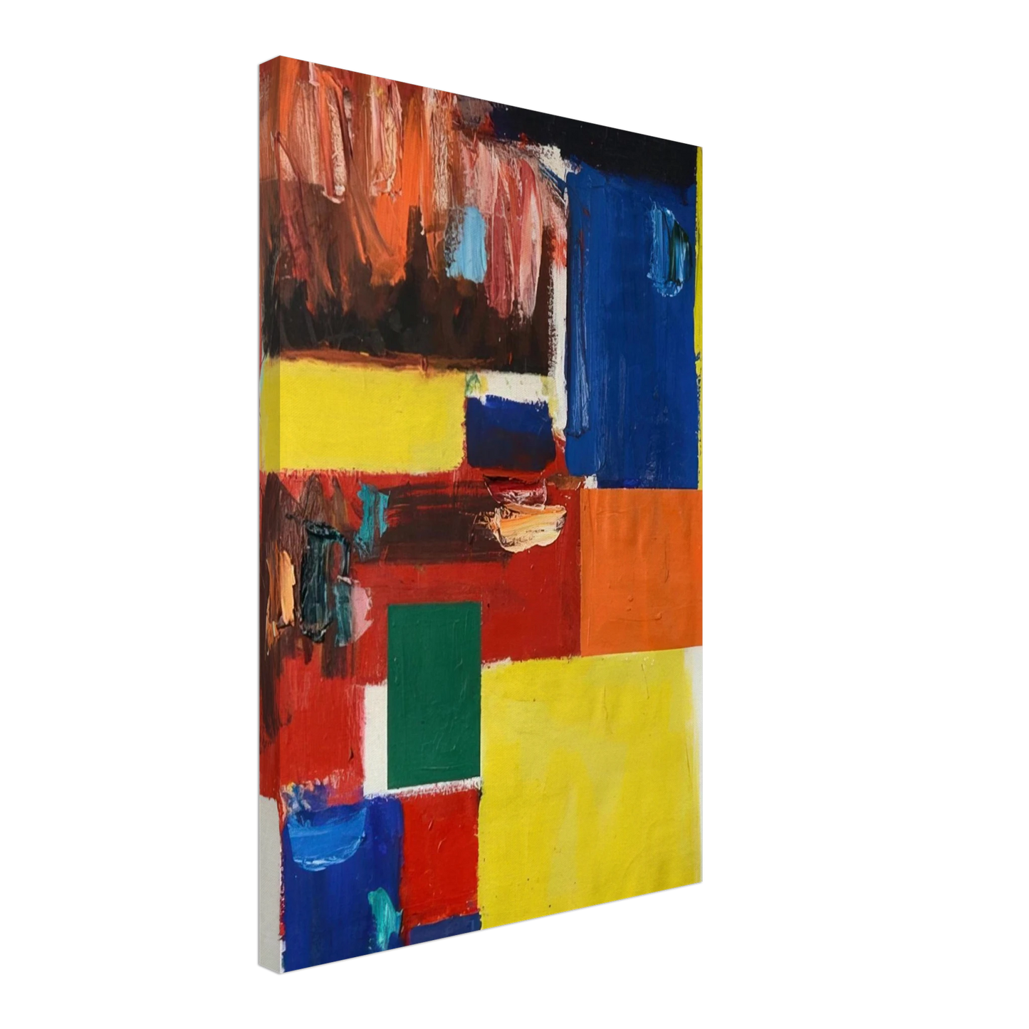 Taro Yamamoto - UNTITLED 1964 Canvas - 70x100 cm / 28x40 inches-canvas