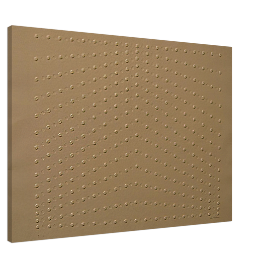 Enrico Castellani - Superficie bianca - 1969 Canvas - 20x30 cm / 8x12 inches-canvas