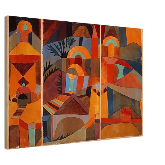 Paul Klee - TEMPLE GARDENS 1920 Canvas - Default Title-canvas