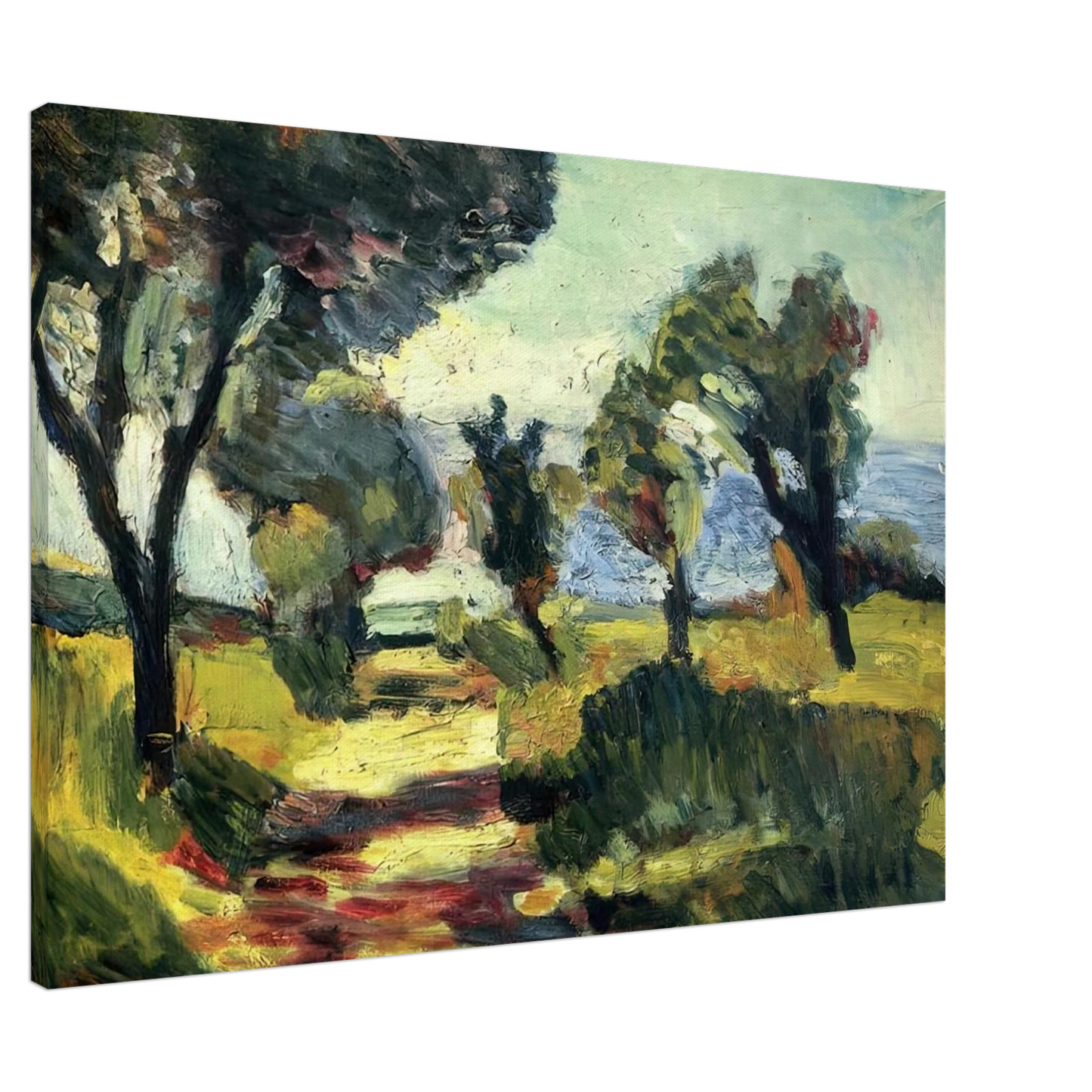 Henri Matisse - OLIVE TREES 1898 Canvas - 20x30 cm / 8x12 inches-canvas