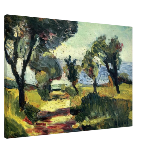 Henri Matisse - OLIVE TREES 1898 Canvas - 20x30 cm / 8x12 inches-canvas