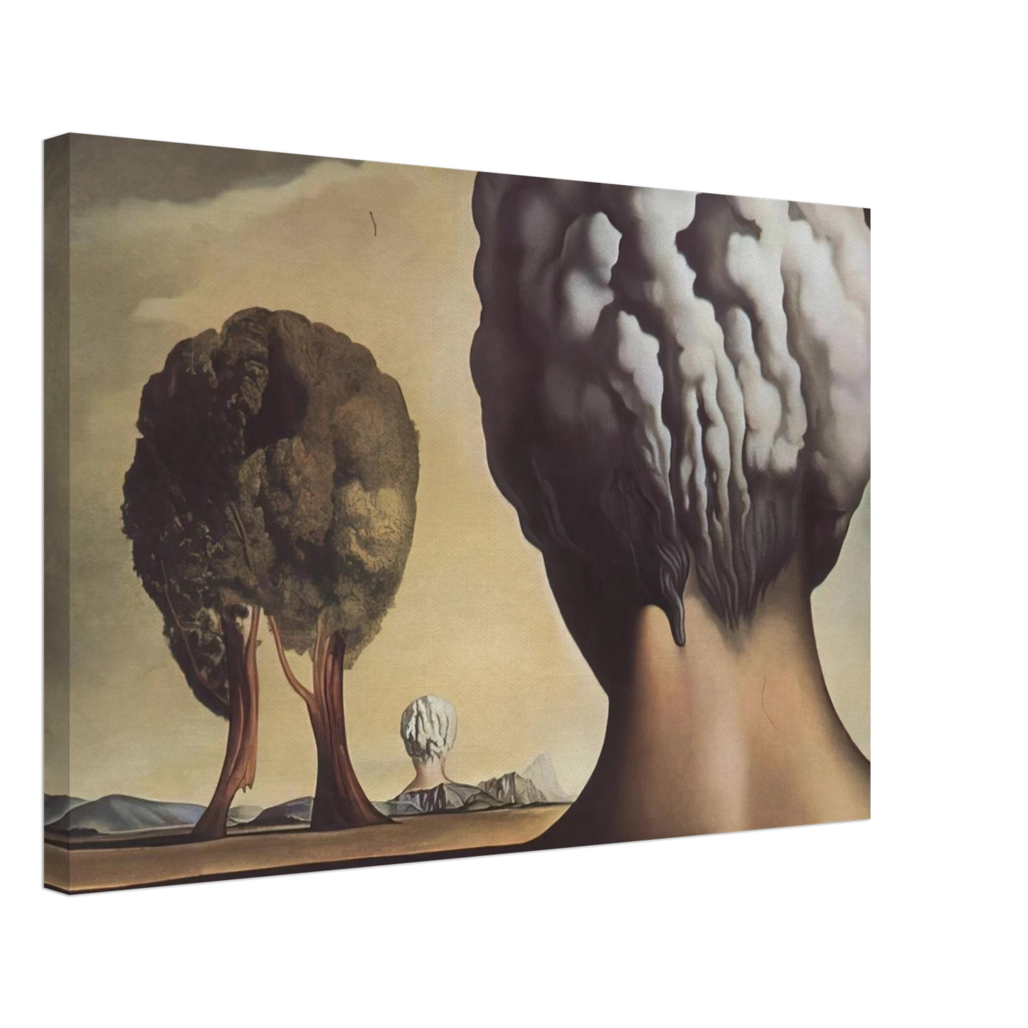 Salvador Dali - HREE SPHINXES OF BIKINI Canvas - 40x60 cm / 16x24 inches-canvas