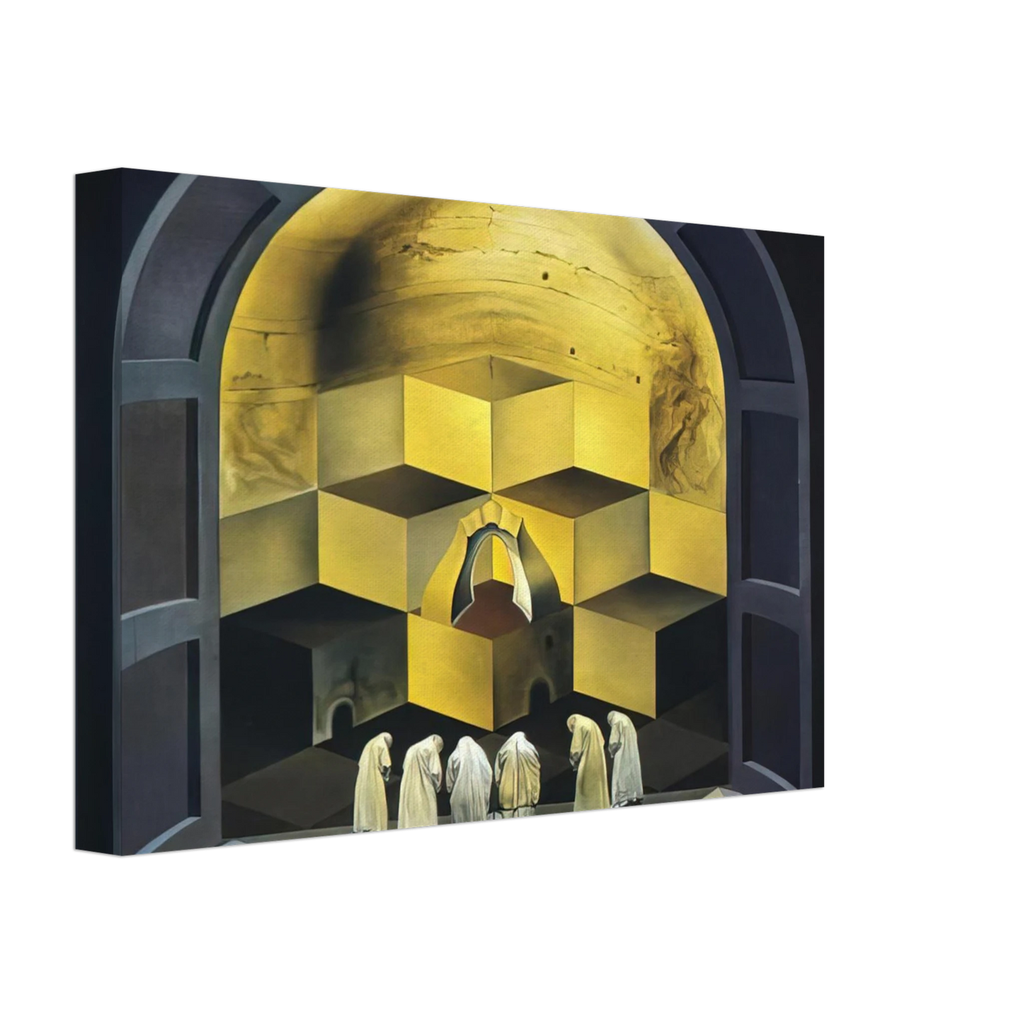 Salvador Dali - SKULL OF ZURBARAN Canvas - 40x60 cm / 16x24 inches-canvas