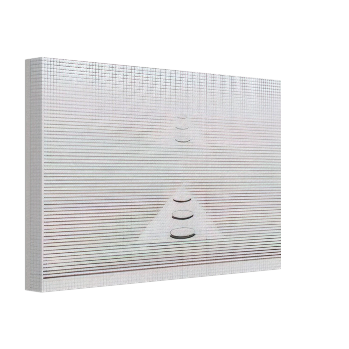 Nasreen Mohamedi - Untitled - 1980 Canvas - 70x100 cm / 28x40 inches-canvas