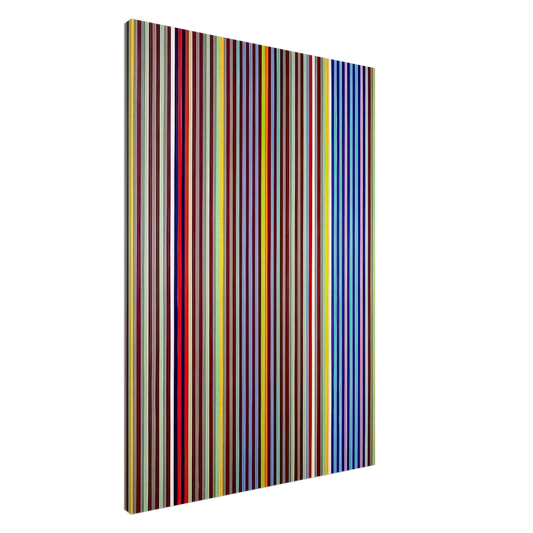 Gene Davis - Untitled P280 - 1967 Canvas - 20x30 cm / 8x12 inches-canvas
