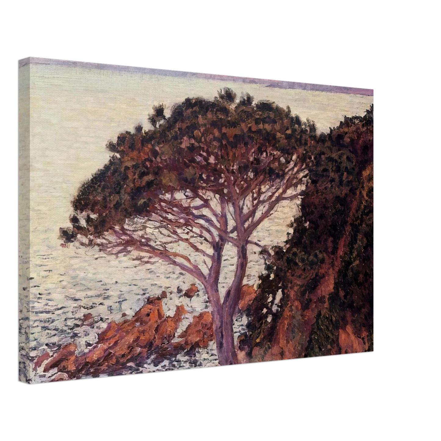 Theo van Rysselberghe - SUNSET 1916 Canvas - 70x100 cm / 28x40 inches-canvas