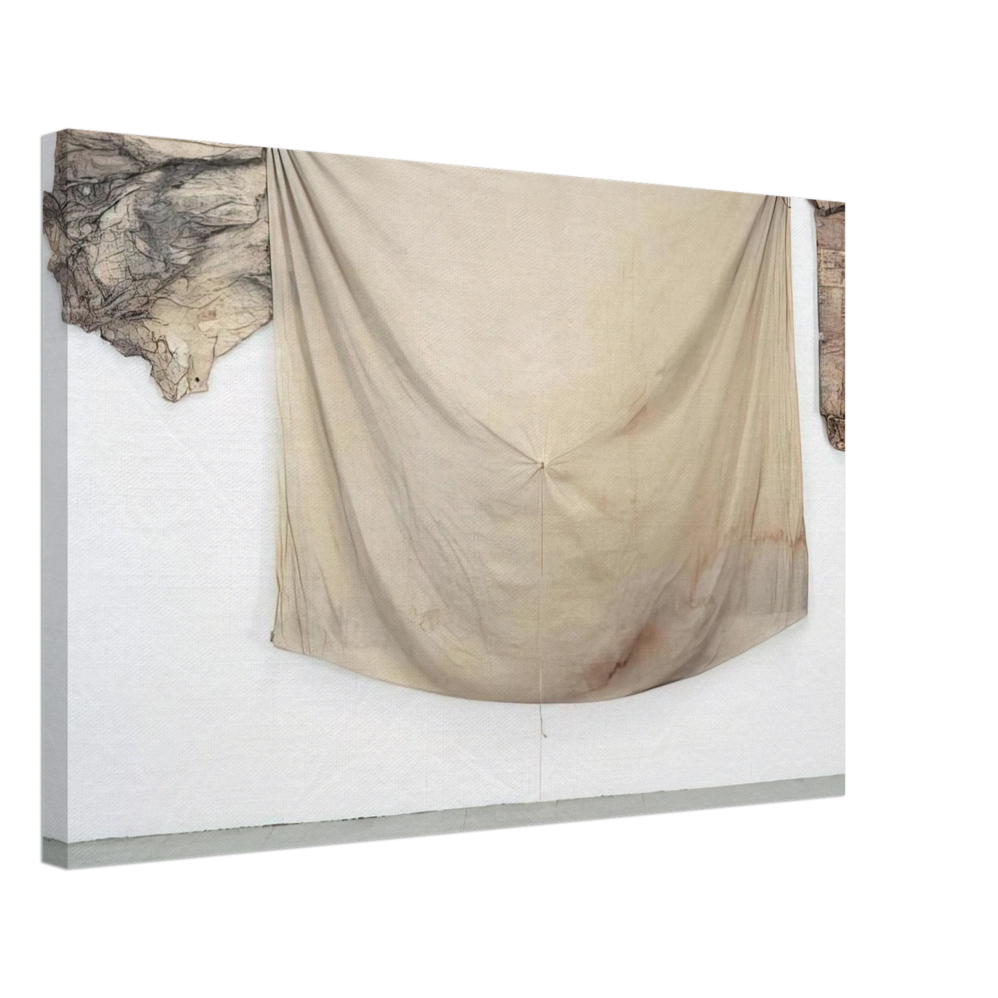 Robert Rauschenberg - FRANCISCAN II 1972 Canvas - 70x100 cm / 28x40 inches-canvas