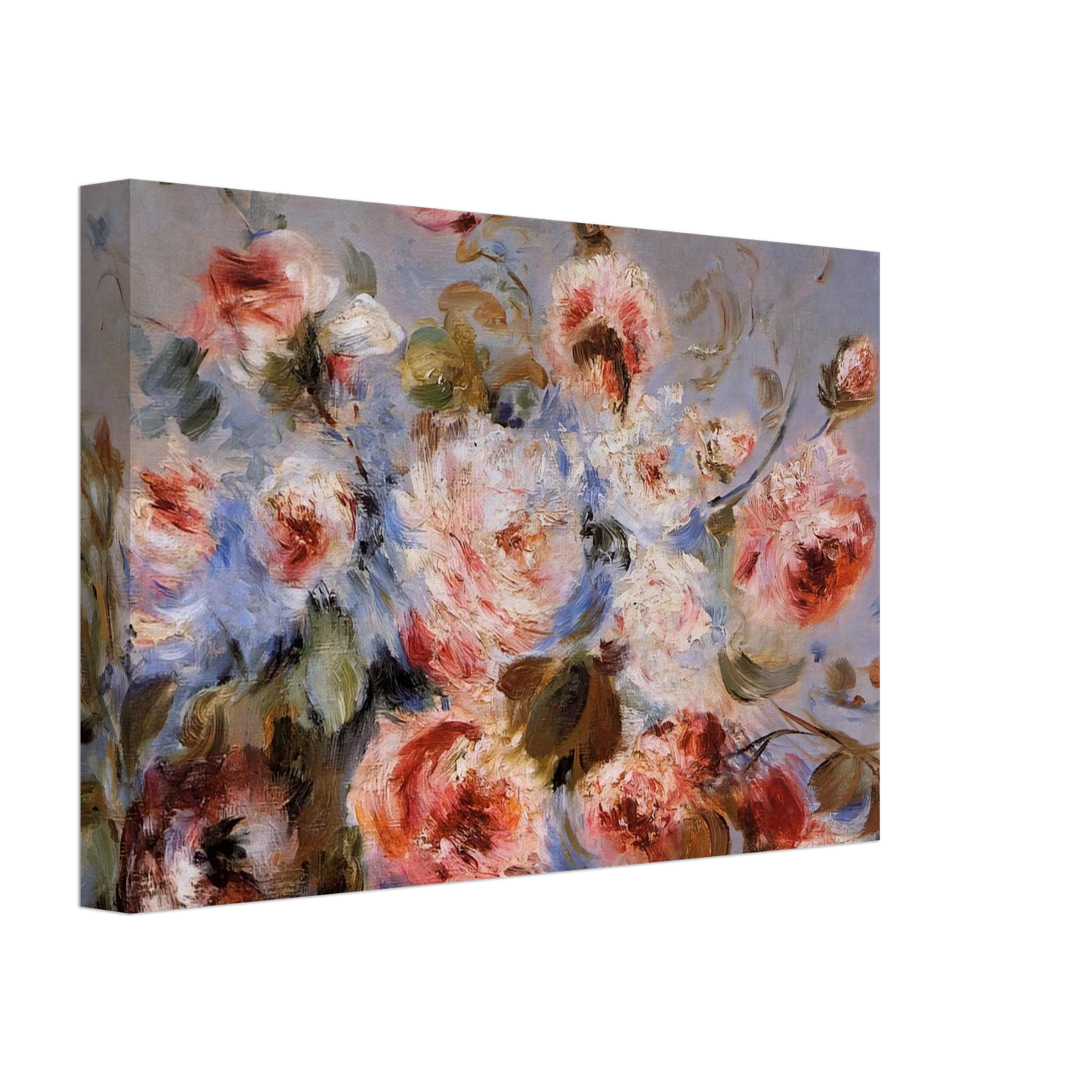 Pierre-Auguste Renoir - Roses from Wargemont Canvas - 70x100 cm / 28x40 inches-canvas