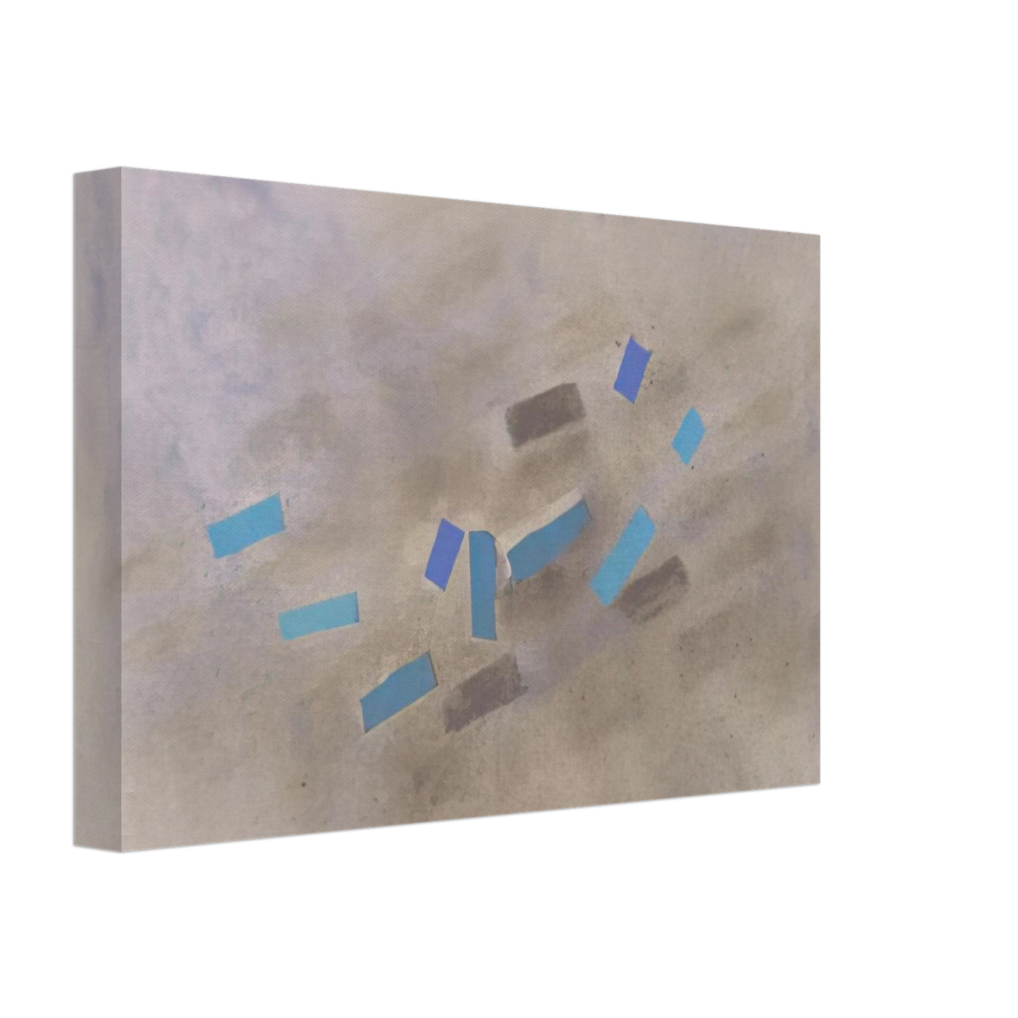 Esteban Vicente - NUMERO 10 1983 Canvas - 70x100 cm / 28x40 inches-canvas