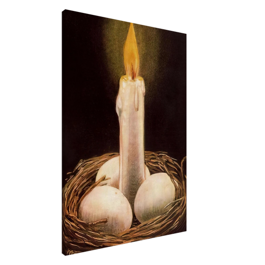 Rene Magritte - THE IMAGINATIVE FACULTY 1948 Canvas - 20x30 cm / 8x12 inches-canvas