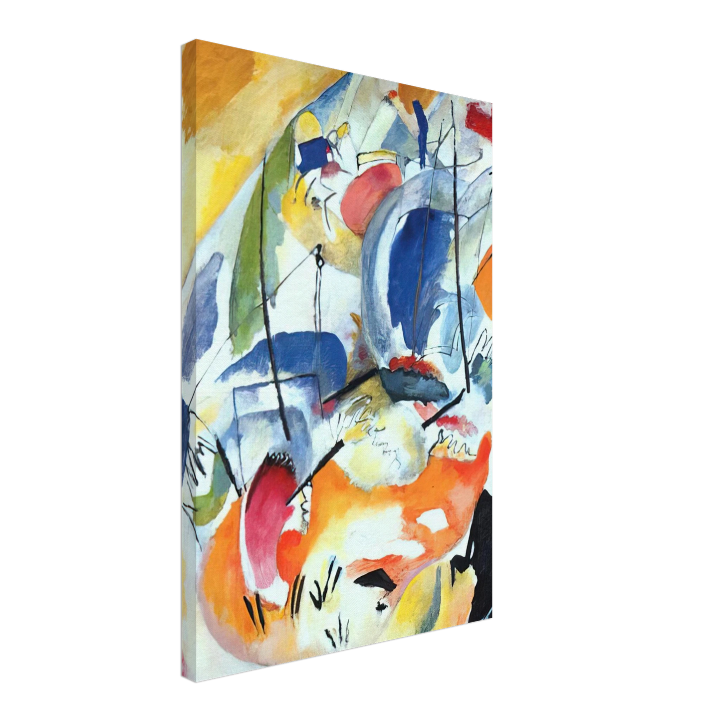 Wassily Kandinsky - IMPROVISATION 31 SEA BATTLE 1913 Canvas - 70x100 cm / 28x40 inches-canvas