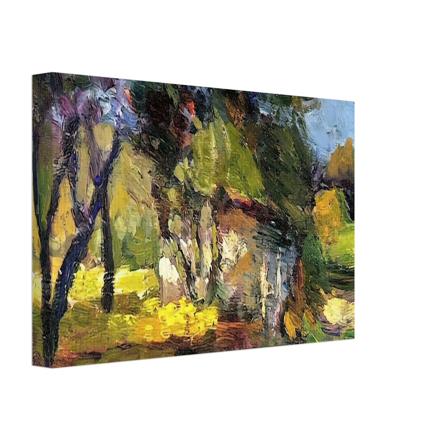 Henri Matisse - LANDSCAPE CORSICA 1898 Canvas - 70x100 cm / 28x40 inches-canvas