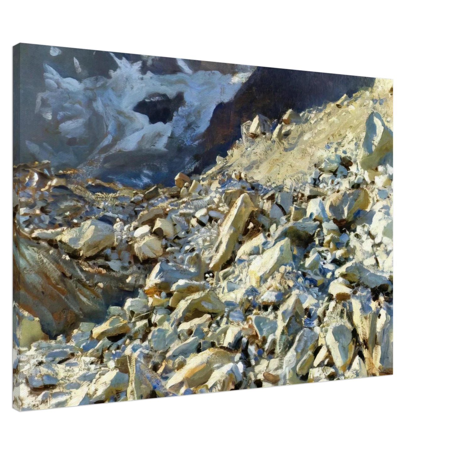 John Singer Sargent - The Moraine Canvas - 20x30 cm / 8x12 inches-canvas