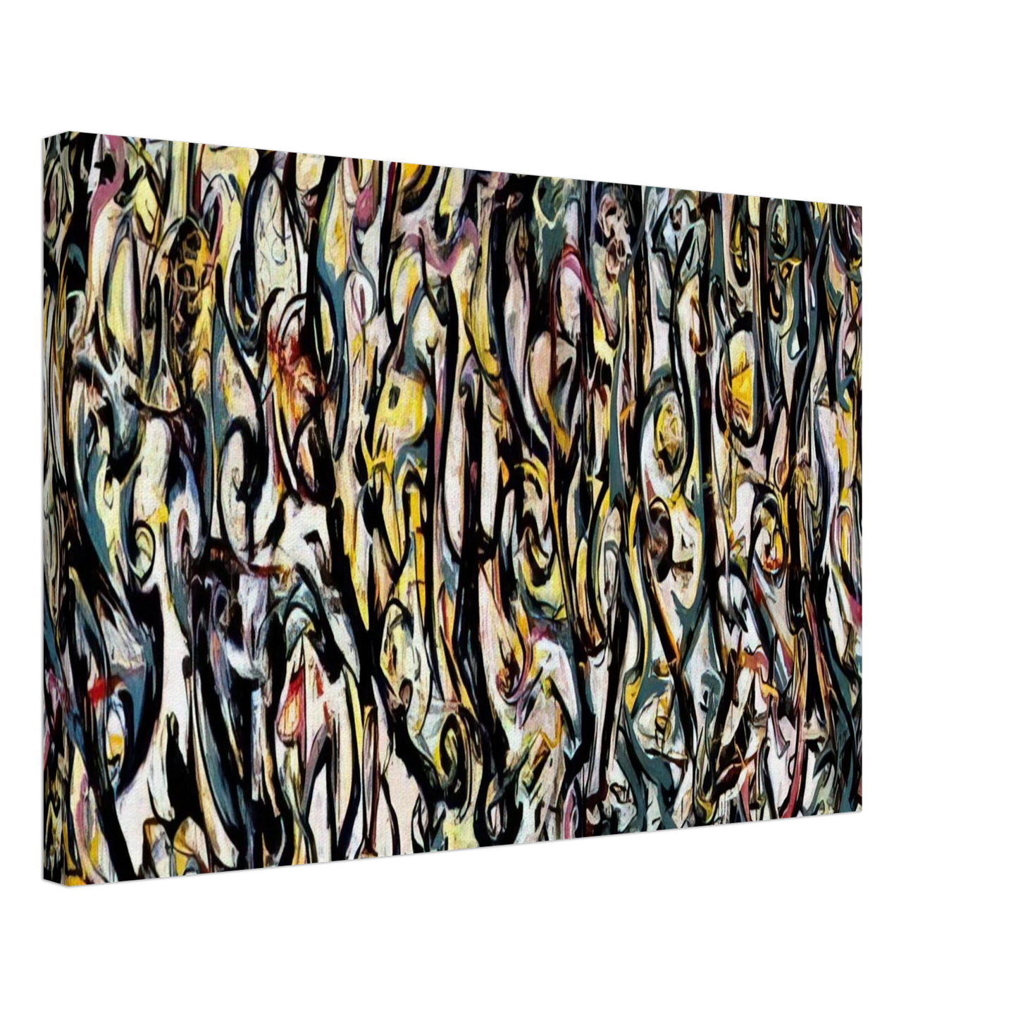 Jackson Pollock - MURAL 1943 1 Canvas - 40x60 cm / 16x24 inches-canvas