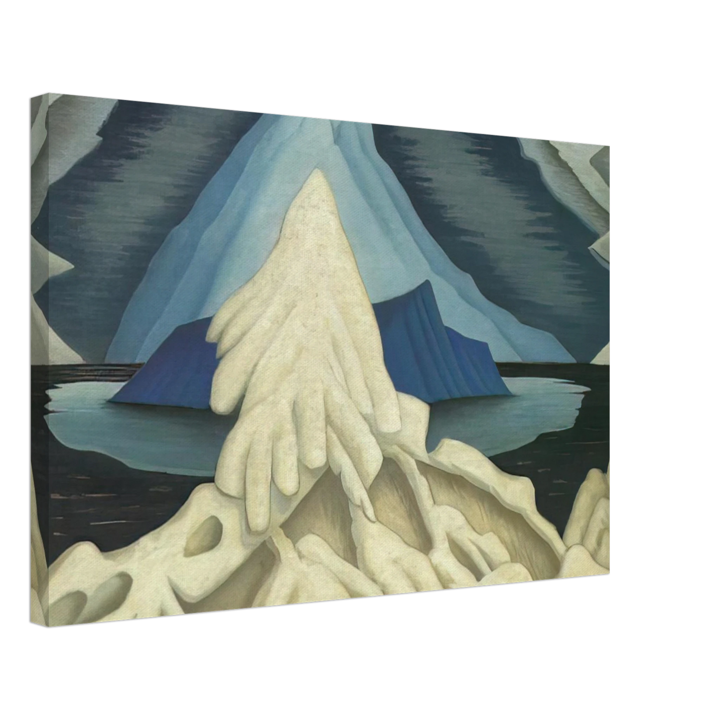 Lawren Harris - Winter comes from the Arctic to the Temperate Zone - 1935 Canvas - 40x60 cm / 16x24 inches-canvas