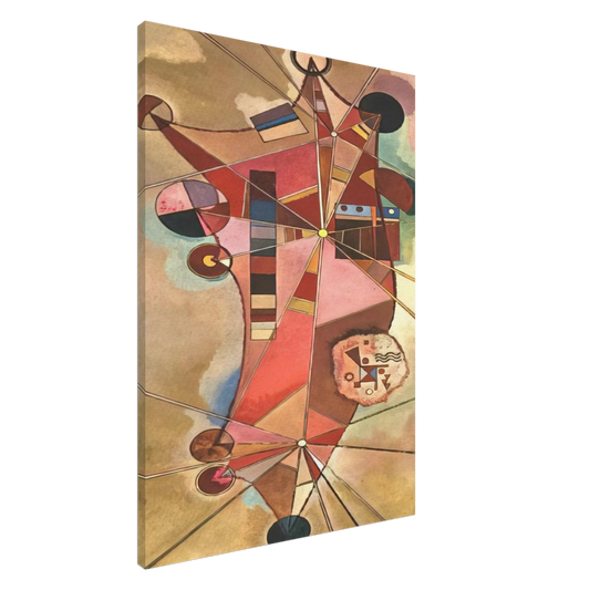 Wassily Kandinsky - FIXED POINTS Canvas - 20x30 cm / 8x12 inches-canvas
