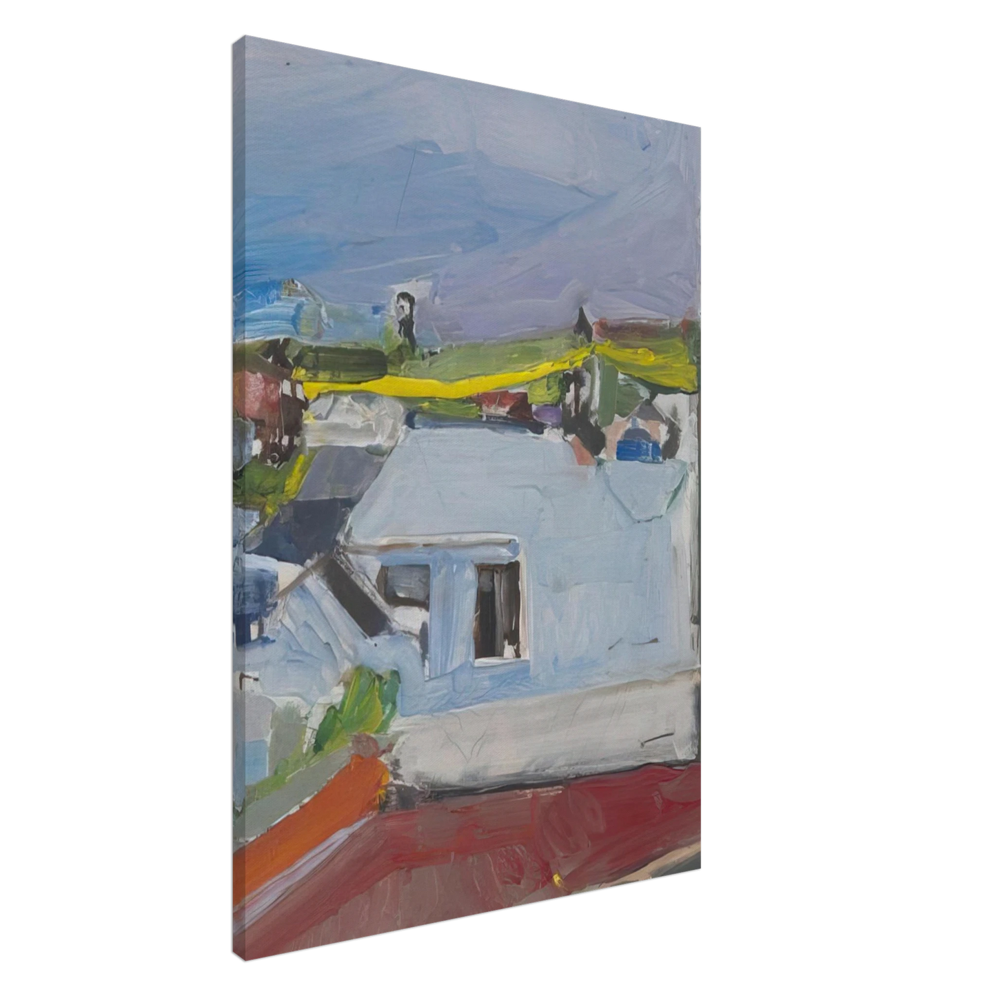 Richard Diebenkorn - Chabot Valley Canvas - 20x30 cm / 8x12 inches-canvas