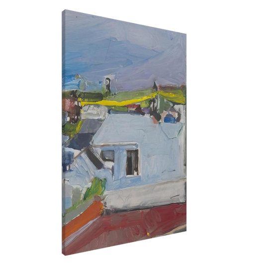 Richard Diebenkorn - Chabot Valley Canvas - 20x30 cm / 8x12 inches-canvas