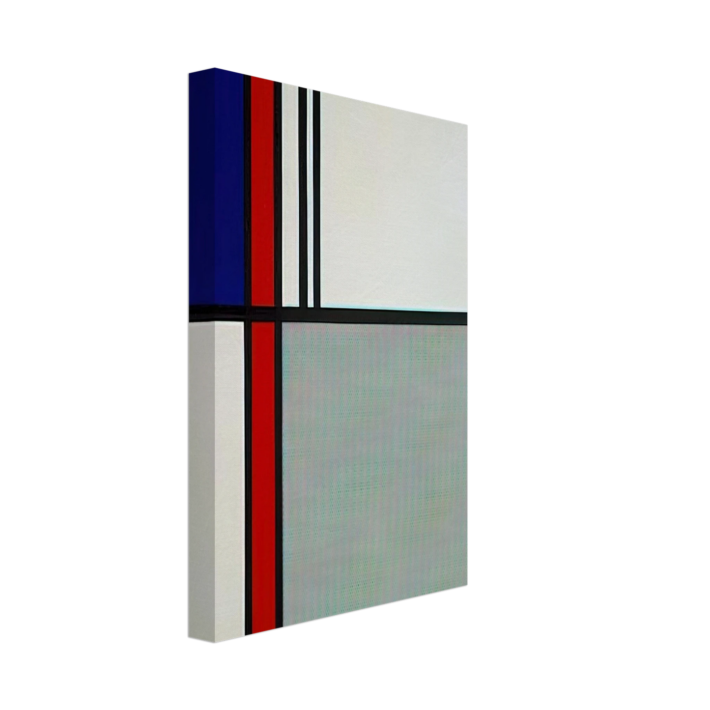 Roy Lichtenstein - NONOBJECTIVE II 1964 Canvas - 70x100 cm / 28x40 inches-canvas