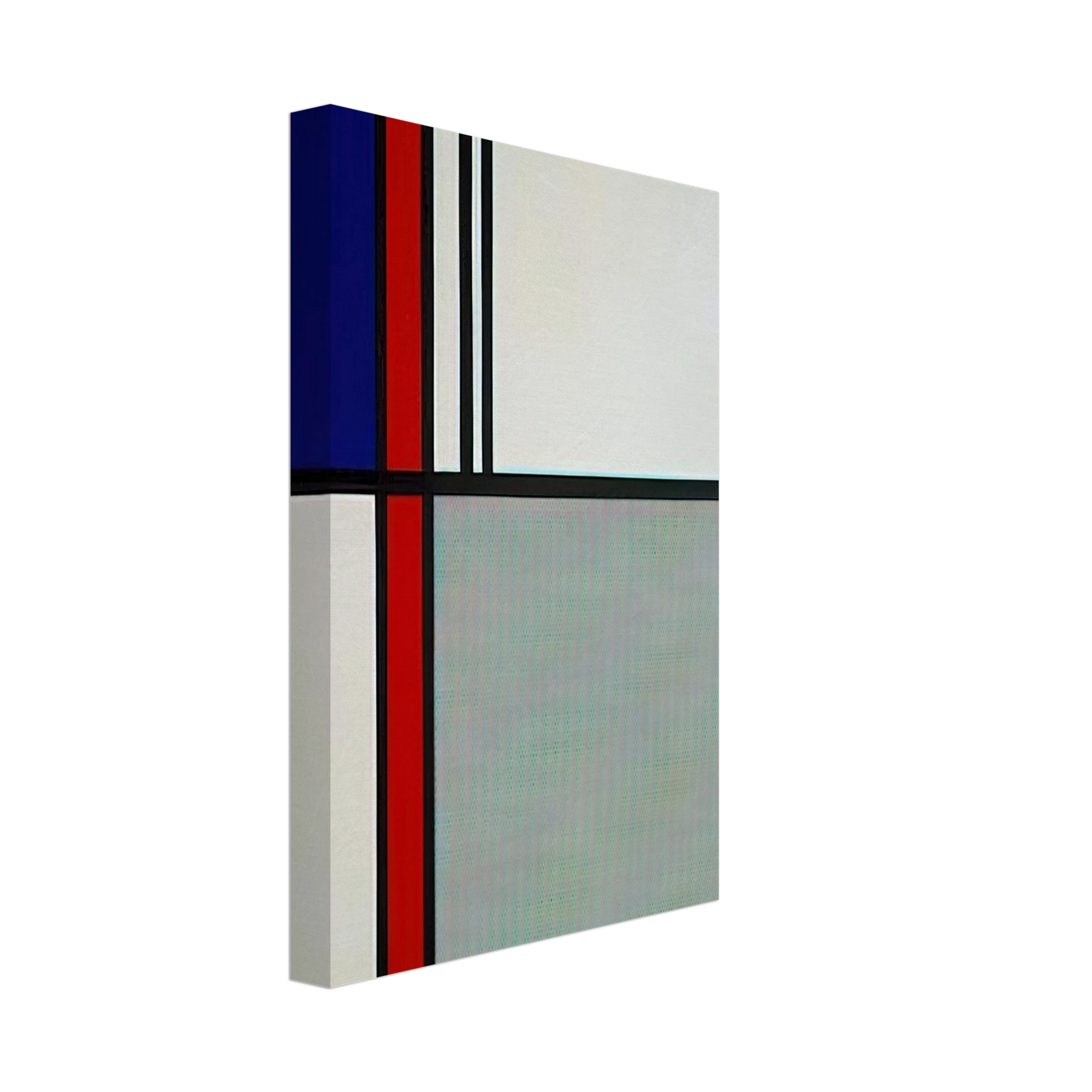 Roy Lichtenstein - NONOBJECTIVE II 1964 Canvas - 70x100 cm / 28x40 inches-canvas