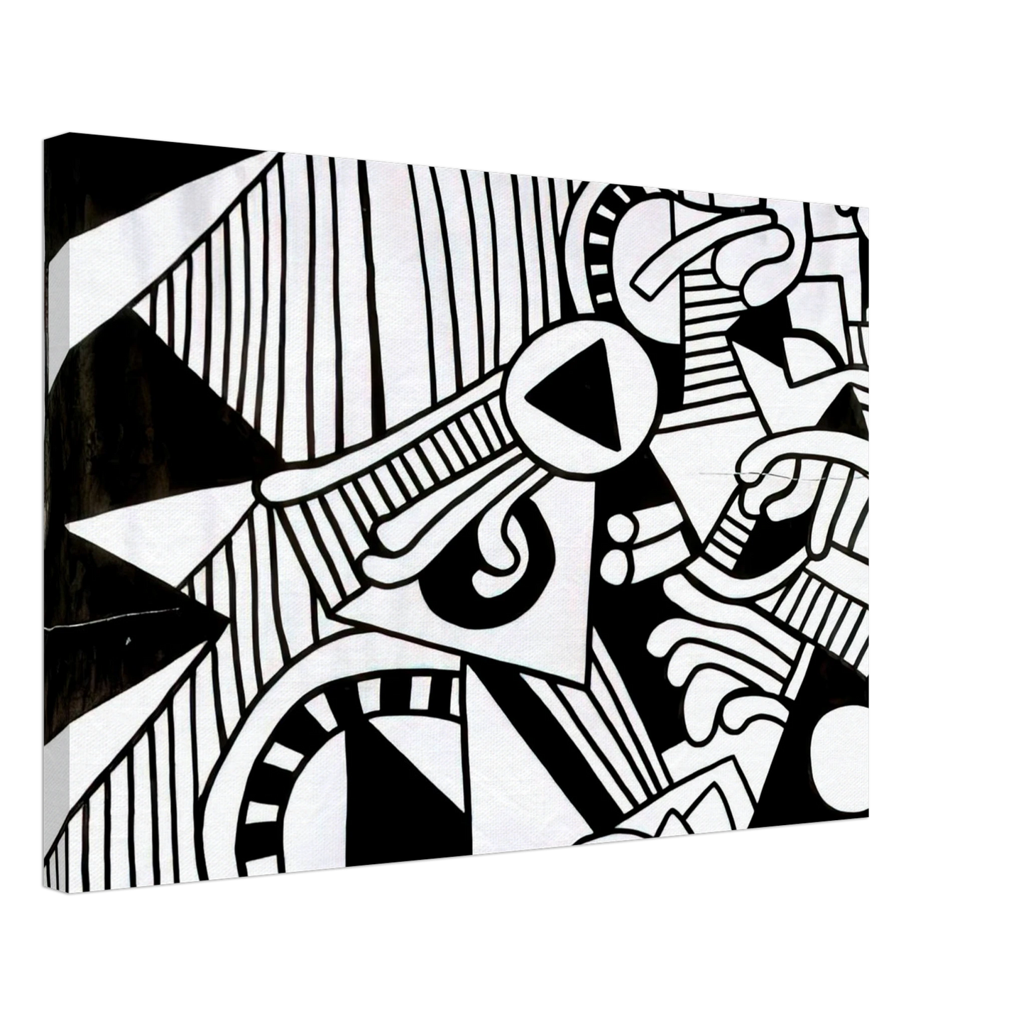 Keith Haring - UNTITLED 1978 1 Canvas - 40x60 cm / 16x24 inches-canvas