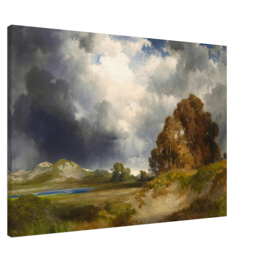 Thomas Moran - East Hampton Canvas - 20x30 cm / 8x12 inches-canvas