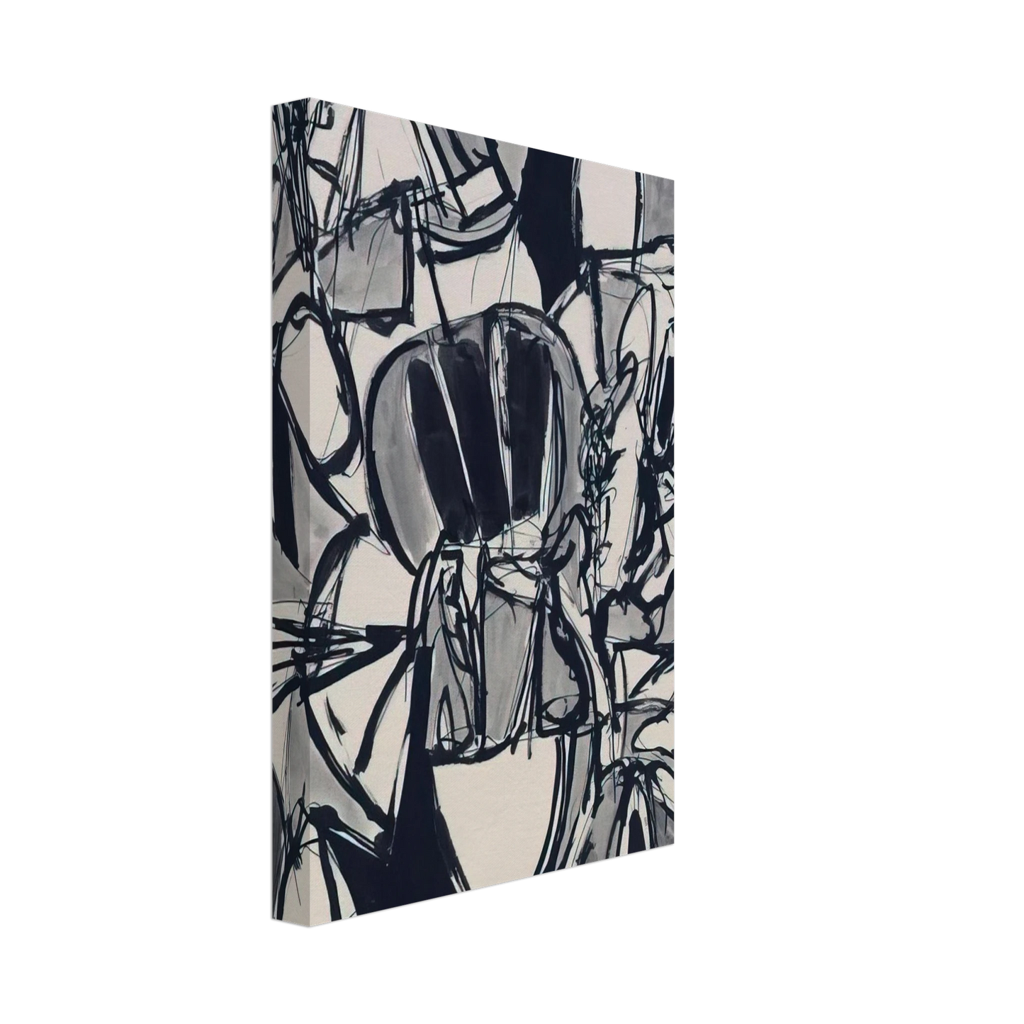 Gene Davis - Bird Land - 1952 Canvas - 40x60 cm / 16x24 inches-canvas