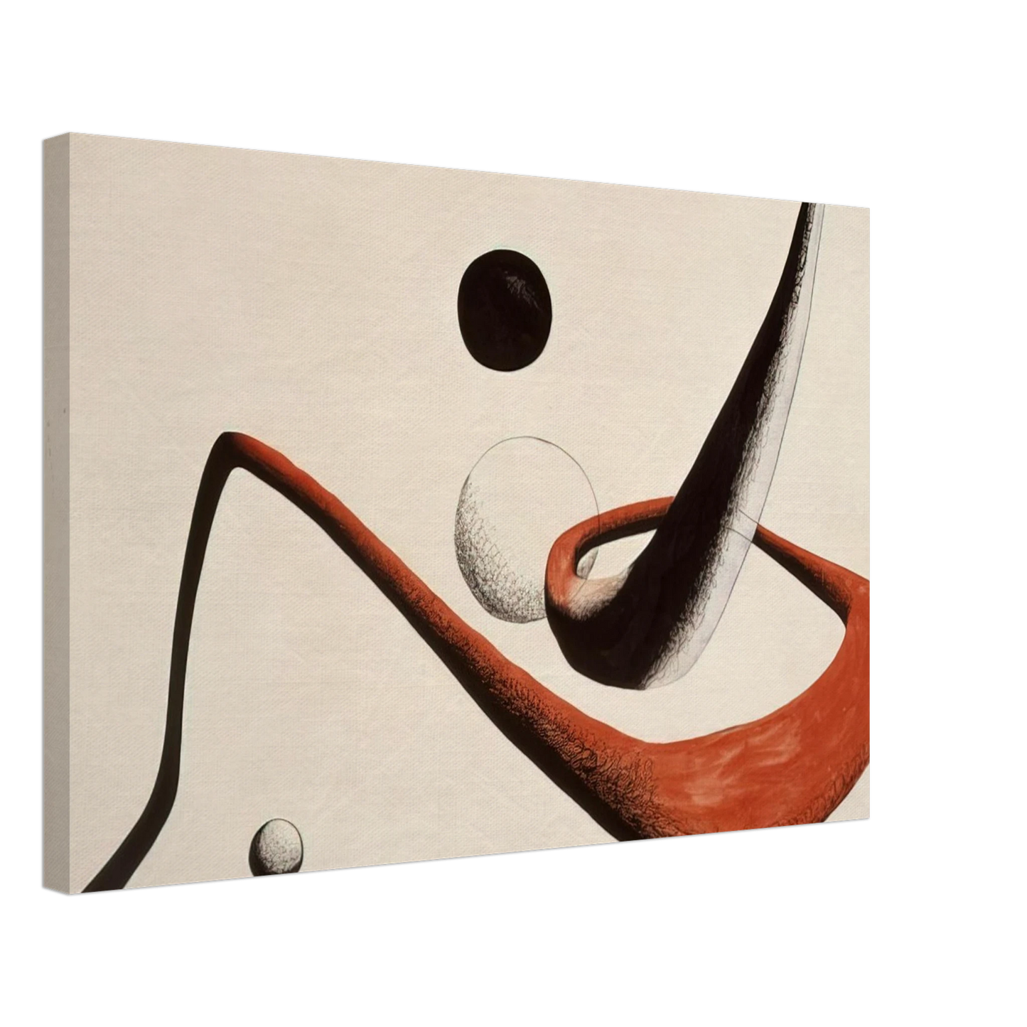 Alexander Calder - SPACE TUNNEL 1932 Canvas - 70x100 cm / 28x40 inches-canvas