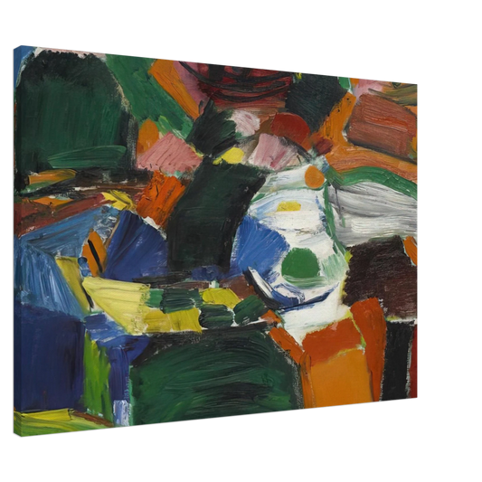 Grace Hartigan - ORCHARD STREET 2 1957 Canvas - 20x30 cm / 8x12 inches-canvas