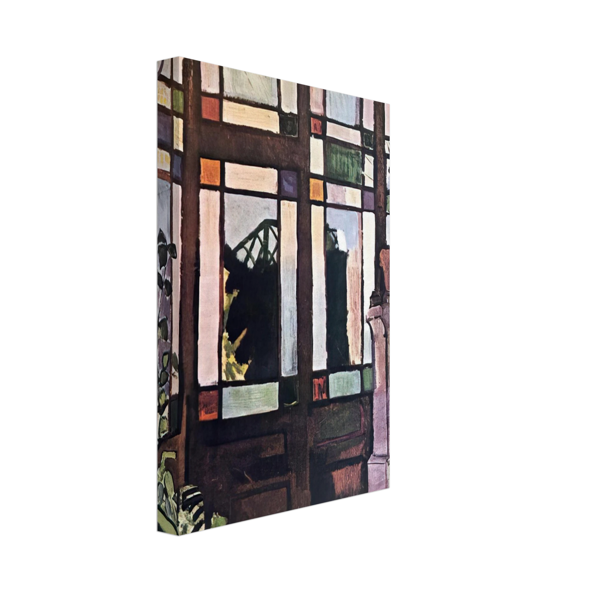 Raoul Dufy - WINDOW WITH COLOURED GLASSES 1906 Canvas - 40x60 cm / 16x24 inches-canvas