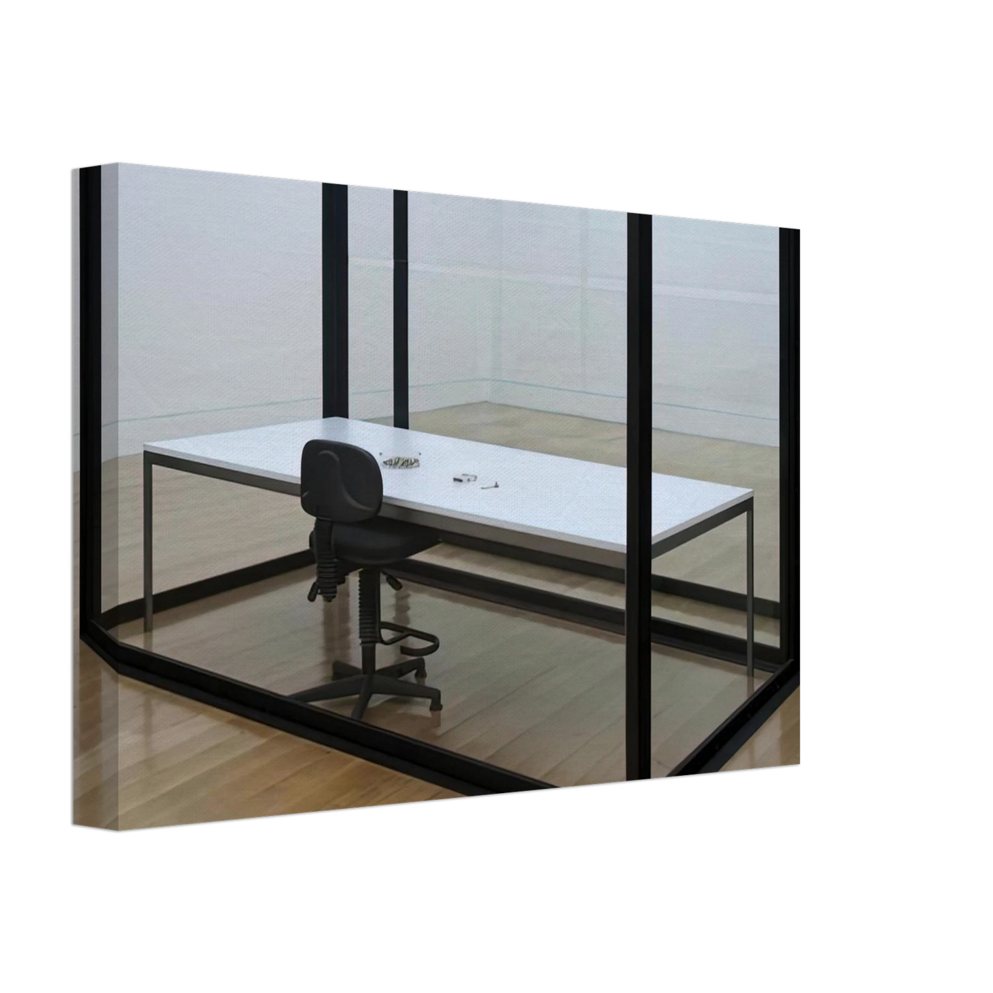 Damien Hirst - THE ACQUIRED INABILITY TO ESCAPE 1991 Canvas - 70x100 cm / 28x40 inches-canvas