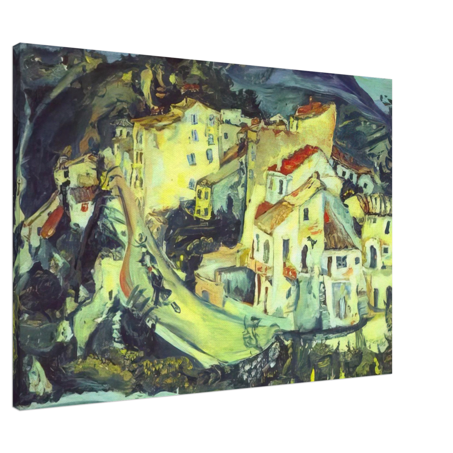 Chaim Soutine - LANDSCAPE OF CAGNES Canvas - 20x30 cm / 8x12 inches-canvas
