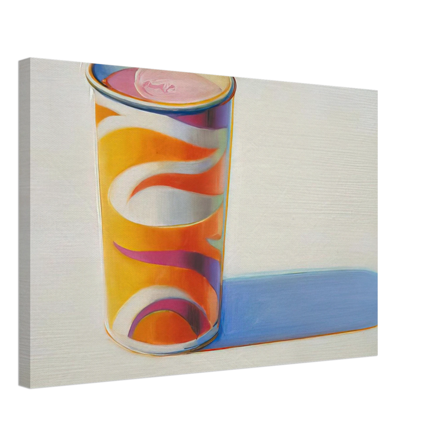 Wayne Thiebaud - Drink Cup - 1972 Canvas - 70x100 cm / 28x40 inches-canvas