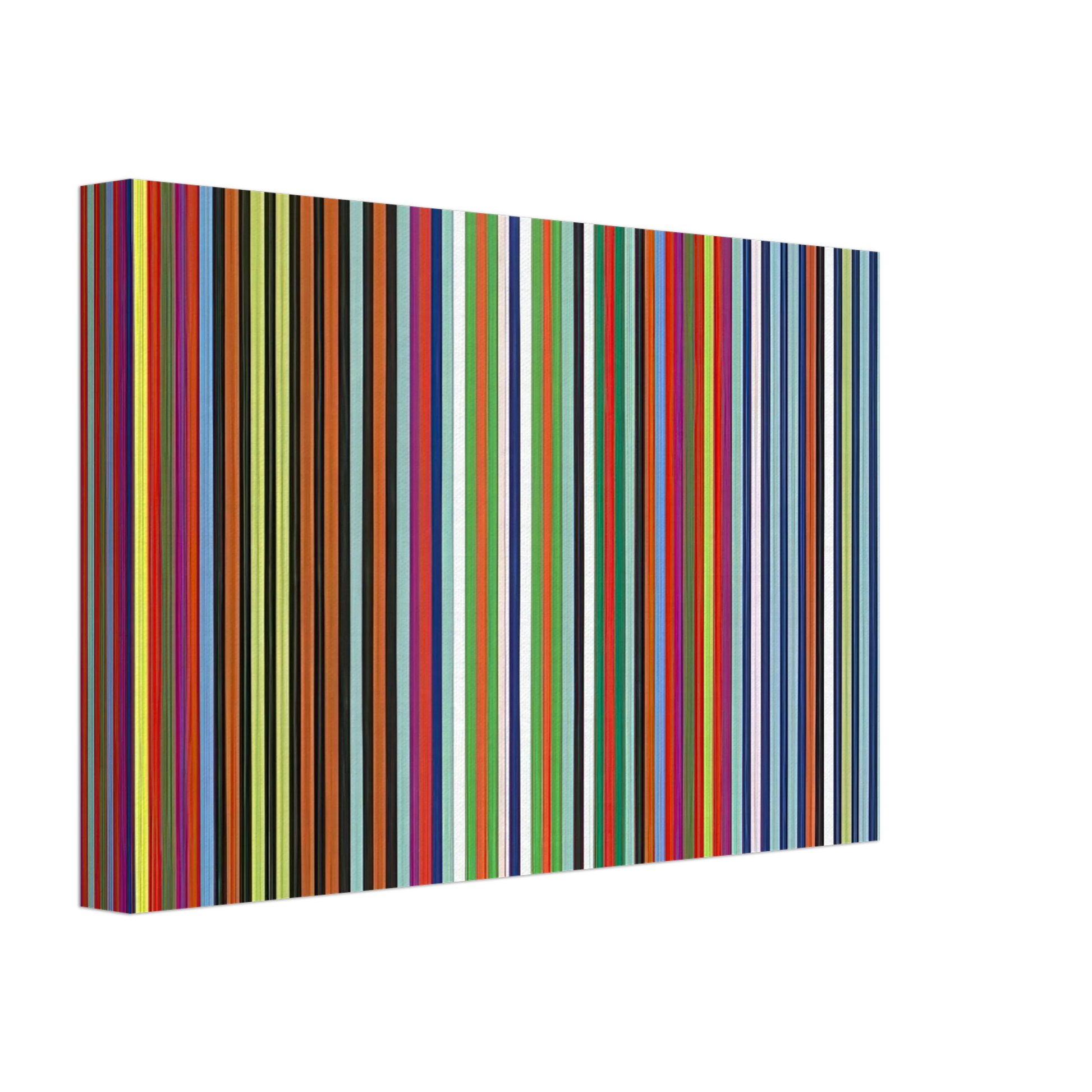 Gene Davis - Flamingo - 1965 Canvas - 40x60 cm / 16x24 inches-canvas