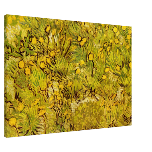 Vincent van Gogh - A Field of Yellow Flowers Canvas - 20x30 cm / 8x12 inches-canvas